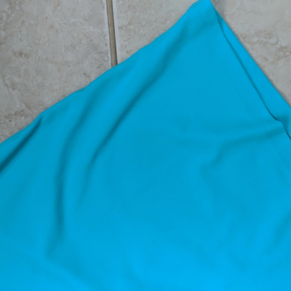 Men's large teal aqua polo shirt - Picture 3 of 5